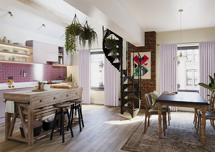 Windermere, Mauve - Made to Measure Curtains - Image 7